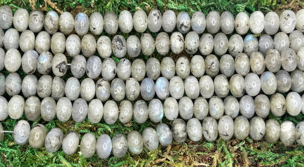 Perles naturelles Rondelles en Labradorite en 5 mm - Les bijoux de Théa