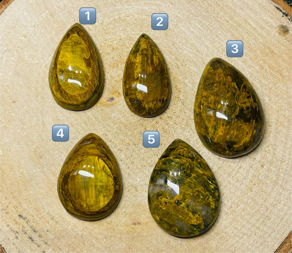 Piétersite cabochon - Les bijoux de Théa