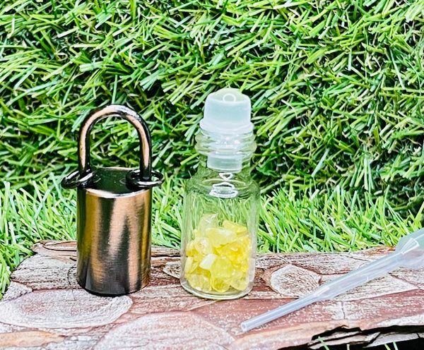 Roller stick en Quartz jaune - Les bijoux de Théa