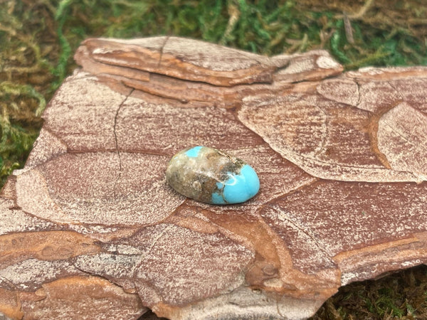 Turquoise cabochon - Les bijoux de Théa