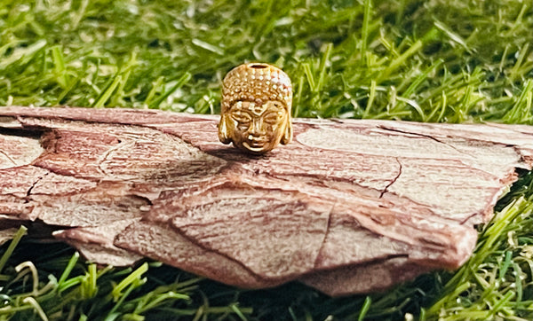 Lot de 5 breloques / intercalaires Bouddha doré pour bracelet
