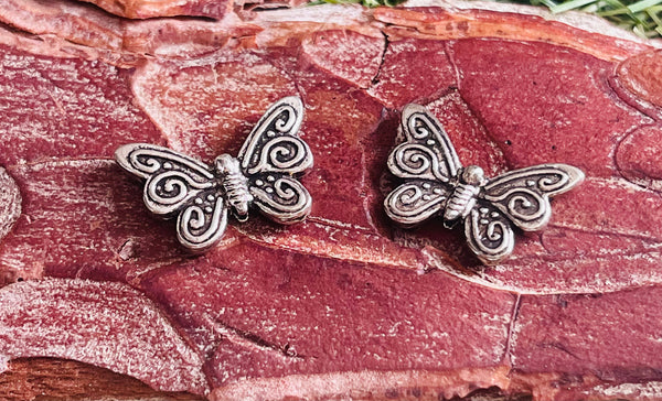 Lot de 5 intercalaires Papillon pour bracelet