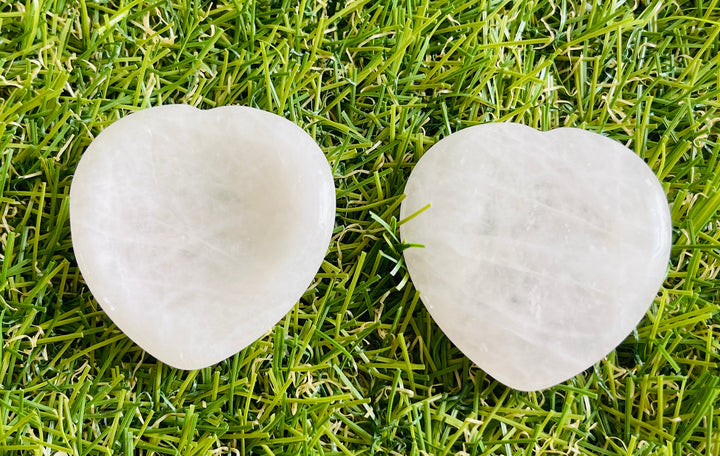 Coeur cabochon en Quartz rose - Les bijoux de Théa