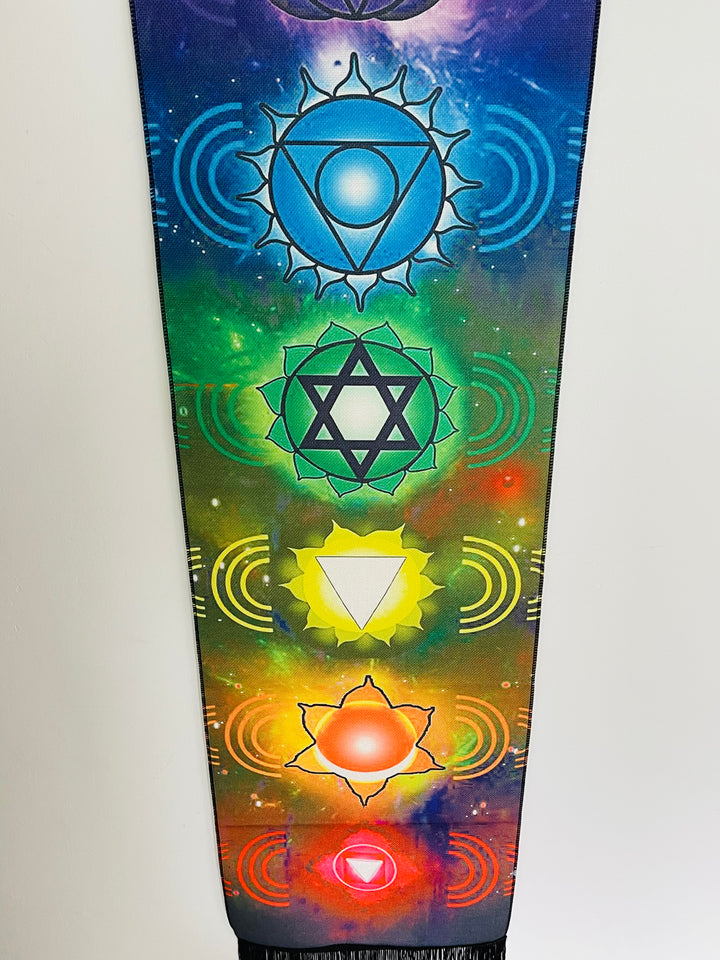 Tapisserie murale 7 chakras - Les bijoux de Théa