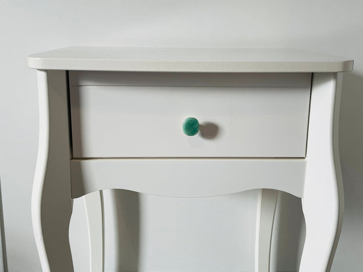 Poignée de tiroir, porte, armoire en Aventurine verte - Les bijoux de Théa