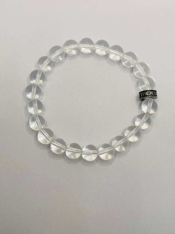 Bracelet en perles naturelles en Cristal de Roche