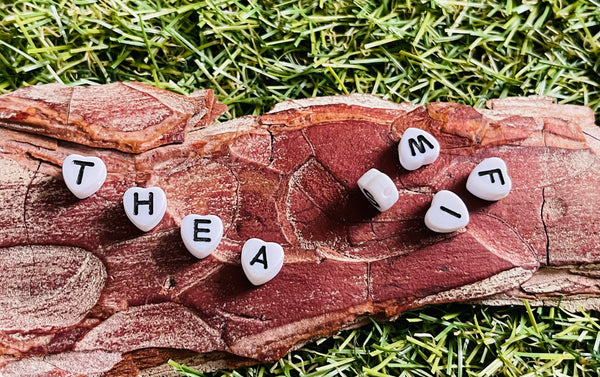 Lot de 200 intercalaires Lettre Coeur pour bracelet - Les bijoux de Théa