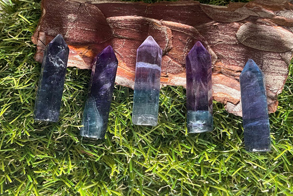 Prisme en Fluorite - Les bijoux de Théa