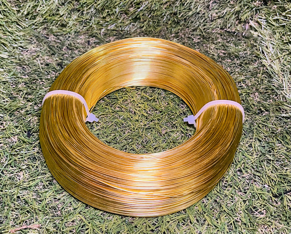 Fil d’aluminium doré de 280 mètres de 0,6 mm pour Wire Wrapping