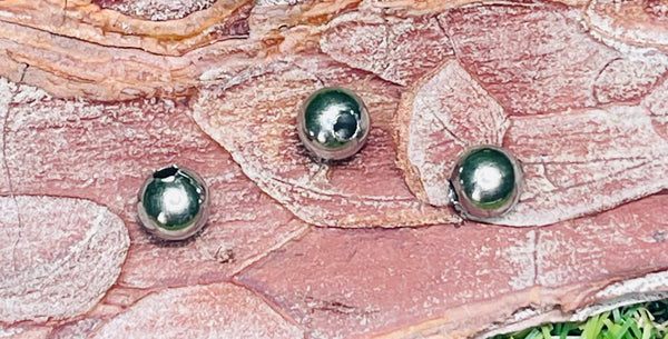 Lot de 20 Perles intercalaires Boule 8 mm pour bracelet