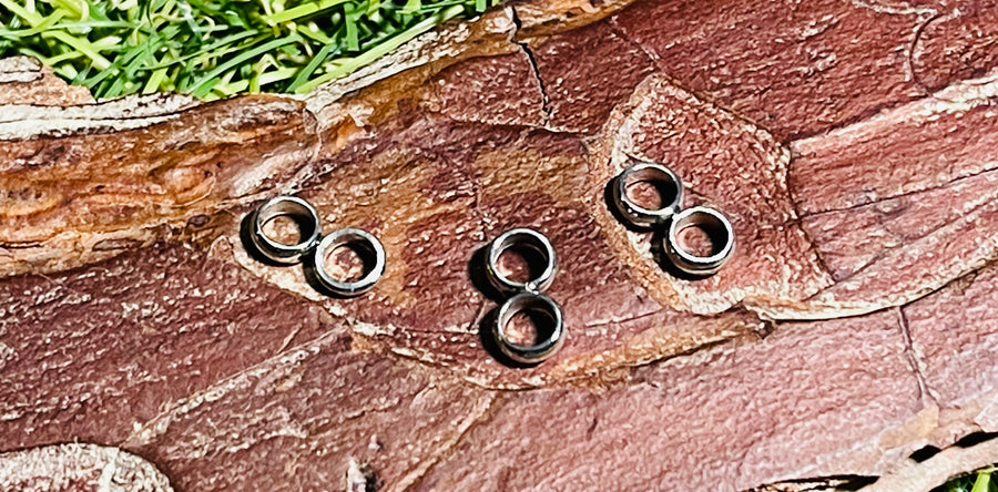 Lot de 10 doubles anneaux pour double bracelet - Les bijoux de Théa