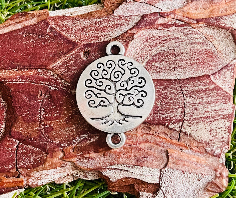 Lot de 5 intercalaires connecteurs Arbre de vie pour bracelet - Les bijoux de Théa